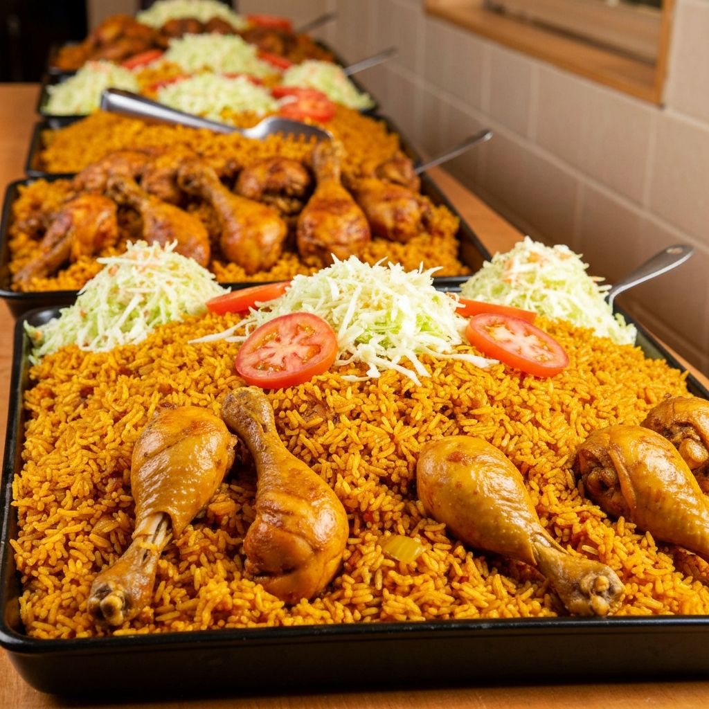 Jollof Rice & Chicken Buffet